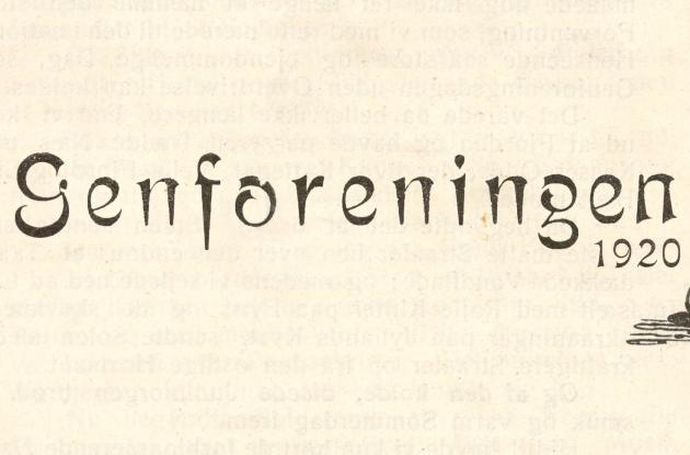 Signaturtekst for Genforeningen 1920