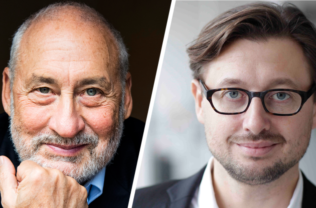 Joseph Stiglitz in conversation with Noa Redington for the International Authors' Stage in The Black Diamond