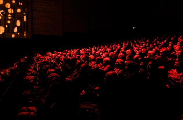 Photo of the audience in the Queen's Hall