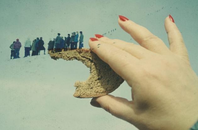 Kunstfotografiet Yesterday's Sandwich af Boris Mikhailov