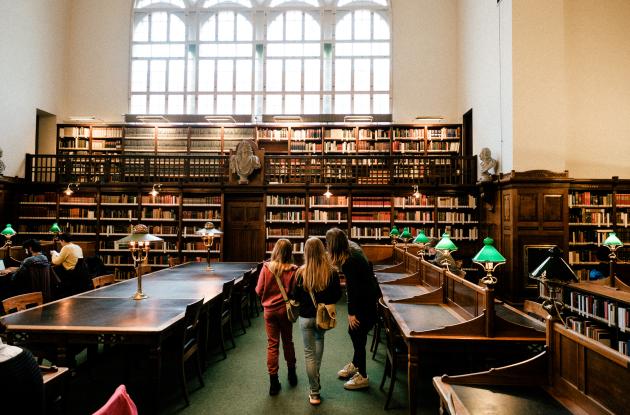 Children in The Old Reading Room