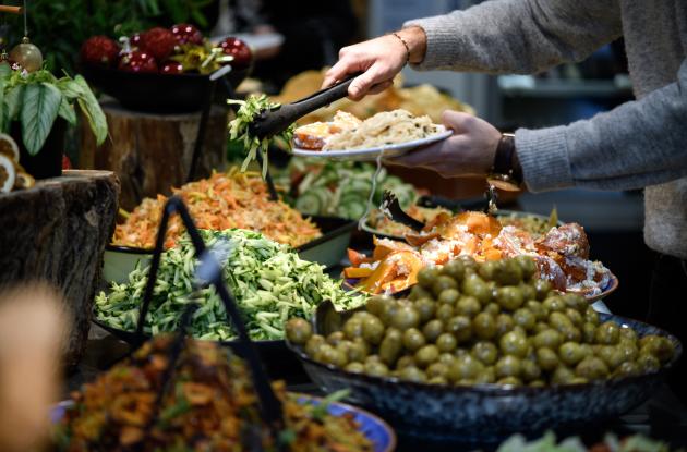 Buffet på Det Kgl. Bibliotek Aarhus