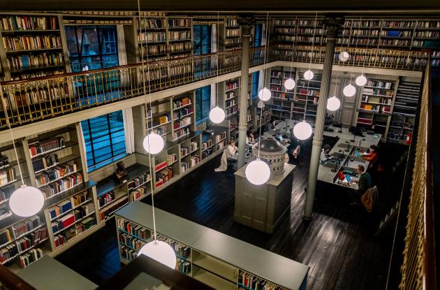 Entrance area at the Danish Art Library