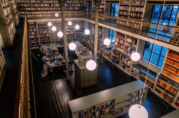 The Art Library's reading room, Copenhagen